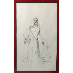 Yvan TRAVERS (1936) "Christ aux stigmate