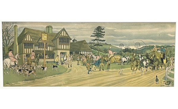 Harry ELIOTT (1882-1959) "L'arrivée de l