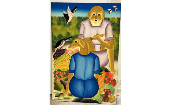 Audes SAUL (1949) Ecole Haïtienne Xxème 