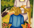 Audes SAUL (1949) Ecole Haïtienne Xxème 