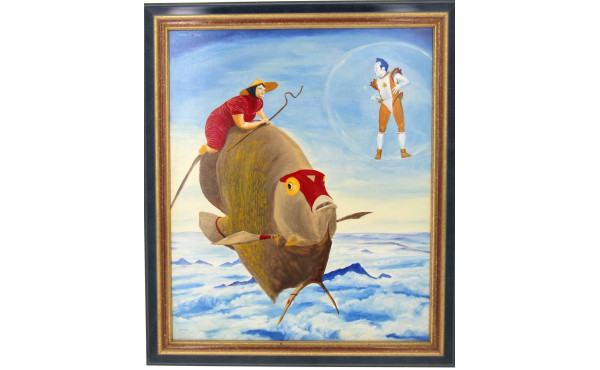 LAFFAILLE (Xxème) "Spring Day", huile su