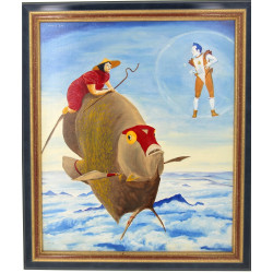 LAFFAILLE (Xxème) "Spring Day", huile su