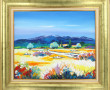 Ecole Xxème "Paysage de Provence", huile