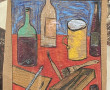 Roberto CEDRON (1947) "Nature morte aux 