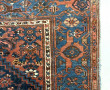 Tapis ancien en laine points noués, 193 