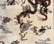 CHINE - Tapis en laine à fond beige, 183