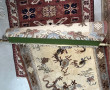 CHINE - Tapis en laine à fond beige, 183