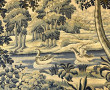 Grande tenture dite "Verdure" en laine à