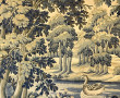 Grande tenture dite "Verdure" en laine à