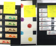 Lot de carnets et vignettes couleur Phil