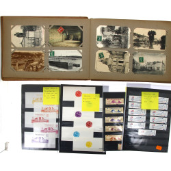 Lot de carnets et vignettes couleur Phil