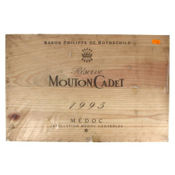 1 CB 6 bouteilles MOUTON CADET 1995 Baro