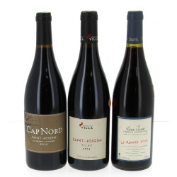 Lot de 3 bouteilles: - 1 B CROZES HERM