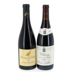 Lot de 2 bouteilles: - 1 B VOSNE ROMANE