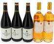 Lot de 5 bouteilles: - 3 B CAHORS Cèdre