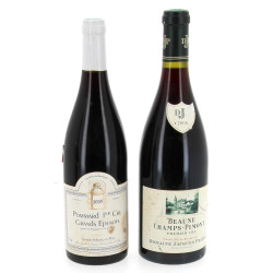 Lot de 2 bouteilles: - 1 B POMMARD 1er