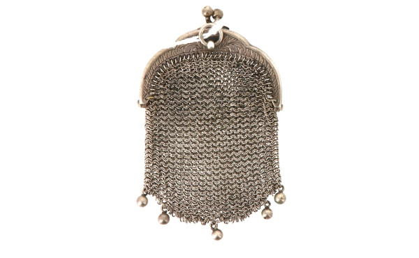 Petit porte monnaie ancien en argent, po