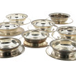 8 coupelles et 8 petites assiettes (diam
