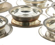 8 coupelles et 8 petites assiettes (diam