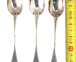Trois petites cuillères en argent, poinç