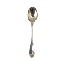 Petite cuillère XVIIIème en argent, poin