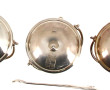 CHRISTOFLE - Trois petits pots couverts 