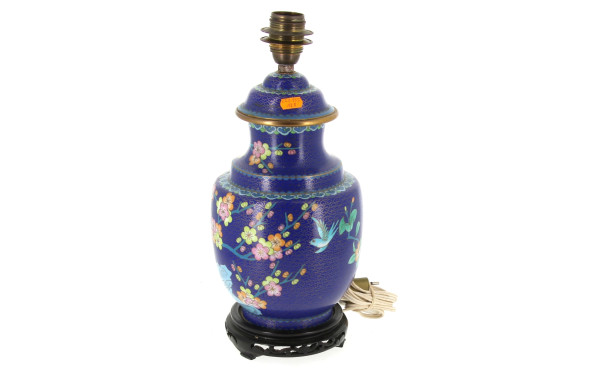Pied de lampe en forme de potiche chinoi