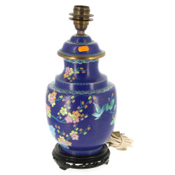 Pied de lampe en forme de potiche chinoi