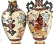 JAPON - Paire de grands vases en céramiq