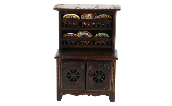 Buffet vaisselier miniature breton conte
