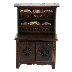 Buffet vaisselier miniature breton conte