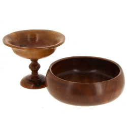 Coupe sur piédouche et coupe à fruits à 