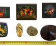 Lot de 14 boîtes de différentes matières
