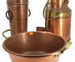 Lot de cuivres : une bassine à confiture