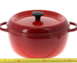 NOMAR - Cocotte rouge de forme ronde, ta