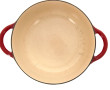 NOMAR - Cocotte rouge de forme ronde, ta