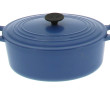LE CREUSET - Cocotte bleue de forme oval