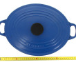 LE CREUSET - Cocotte bleue de forme oval