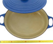 LE CREUSET - Cocotte bleue de forme oval
