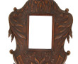 Cadre porte-photo ancien en bois sculpté