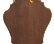 Miroir rocaille encadrement doré, H 60,5