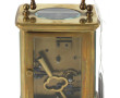 Pendule d'officier en laiton avec sa clé