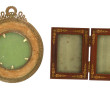Lot de 2 porte-photos anciens, l'une à v