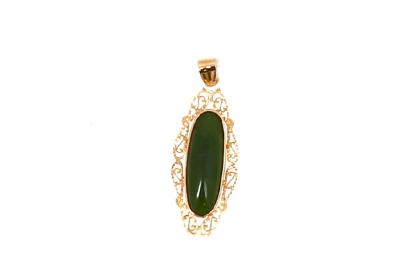 Pendentif en or jaune 18 carats, poinçon