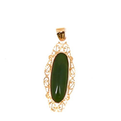 Pendentif en or jaune 18 carats, poinçon