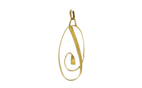 Pendentif en or jaune 18 carats, poinçon