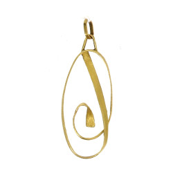 Pendentif en or jaune 18 carats, poinçon