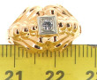 Bague ancienne en or jaune 18 carats, po