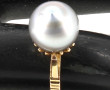 Bague en or jaune 18 cts, poinçon tête d