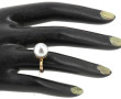 Bague en or jaune 18 cts, poinçon tête d